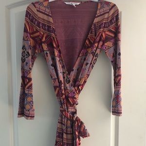 Diane Von Furstenberg.  Size 8. Wrap dress.
